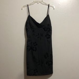 Rampage Black Spaghetti Strap Mini Dress Size L
